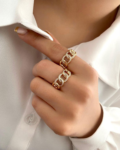 انگشتر کارتیر نگیندار ژوپینگ