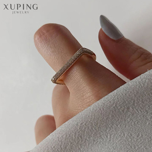 انگشتر خطی نگیندار ژوپینگ