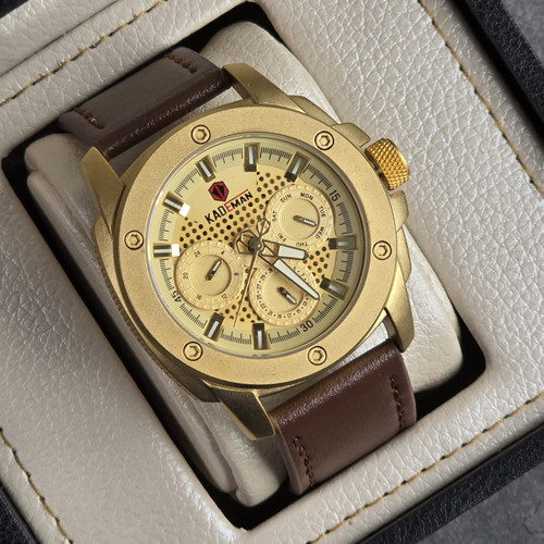 ساعت مچی مردانه چرم کیدمن مدل 682 Kademan